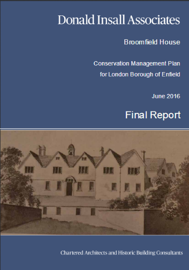 broomfield house conservation management plan cover