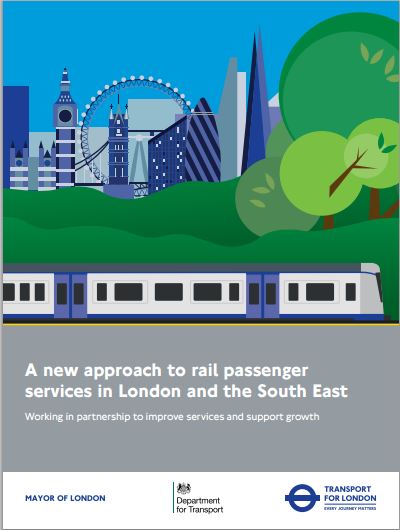 cover of A new approach to rail passenger services in London and the South East