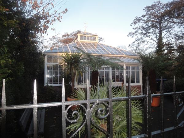 Exterior of Broomfield Conservatory (glasshouse)