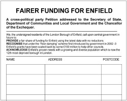 fairer funding petition