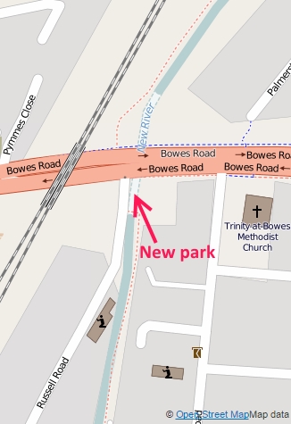 russell road green space location