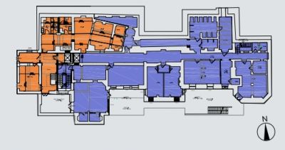 trent park mansion proposed basement floor plan
