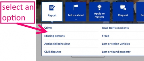 report crime to police 2