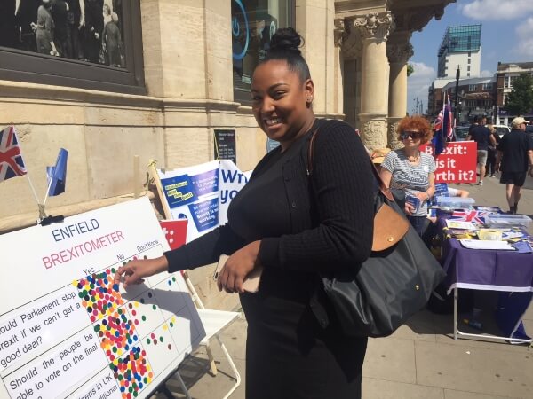 an enfield resident uses the brexitometer