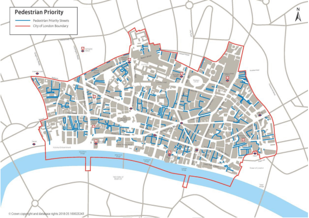 city of london pedestrian priority proposals