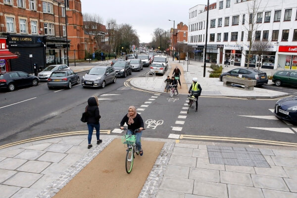 cycle lanes in winchmore hill