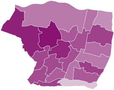 enfield life expectancy at birth and at age 65