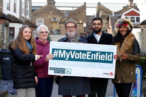 my vote enfield campaign 1