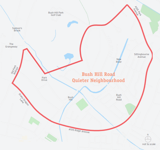 bush hill road quieter neighbourhood map oct 2019