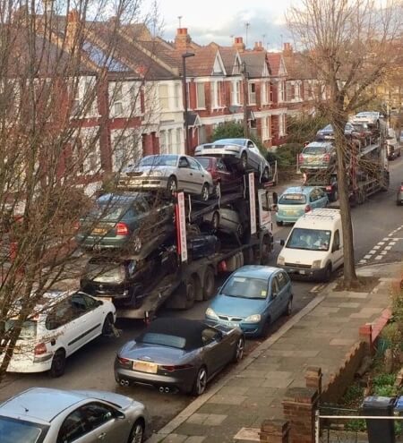 car transporters in warwick road