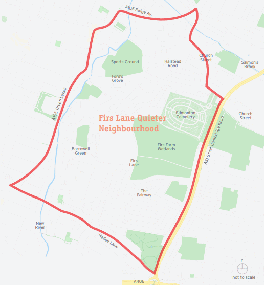 firs lanes quieter neighbourhood map oct 2019