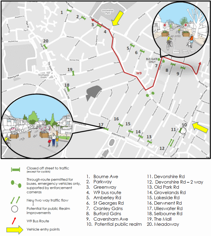 fox lane low traffic neighbourhood initial proposals