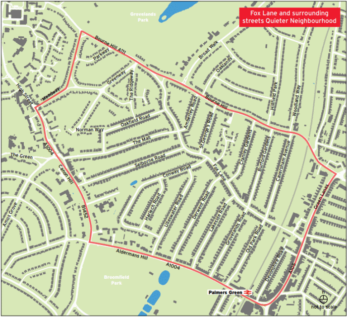 fox lane qn map oct 2019