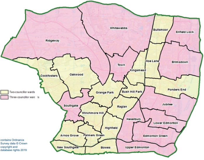 proposed new enfield wards 1