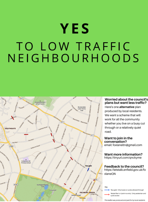 yes to low traffic neighbourhoods both sides 500px