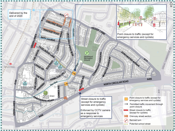 connaught gardens qn proposals map Nov 2020