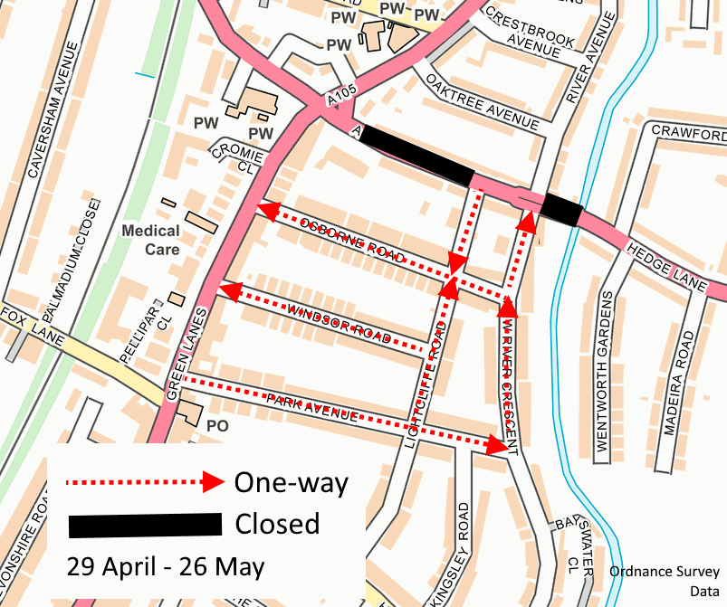 park avenue area diversions phase 1