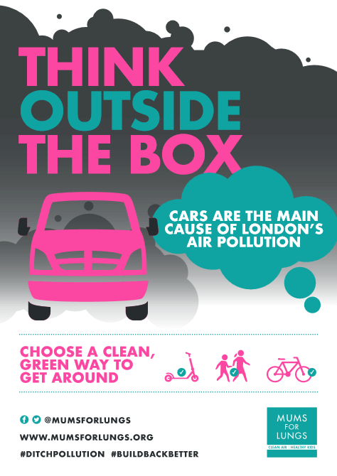 think outside the box poster mums for lungs