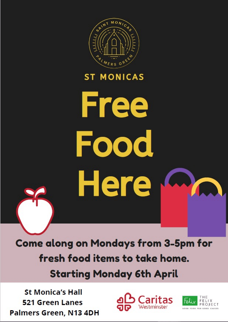 free food at st monicas