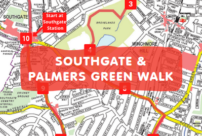 southgate and palmers green walk