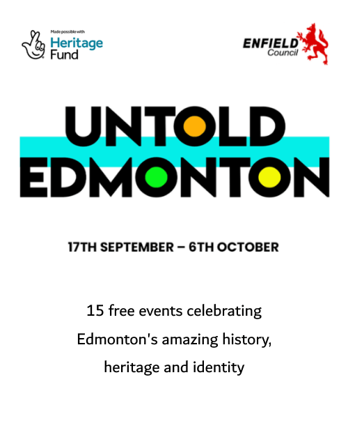 poster or flyer advertising event Untold Edmonton