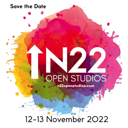 poster or flyer advertising event N22 Open Studios