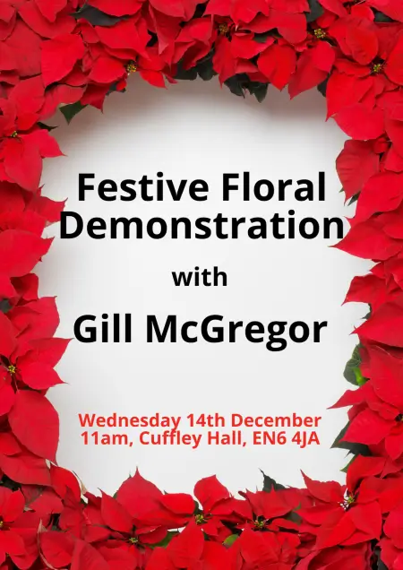 Advert for Nightingale Cancer Centre Festive Floral Event