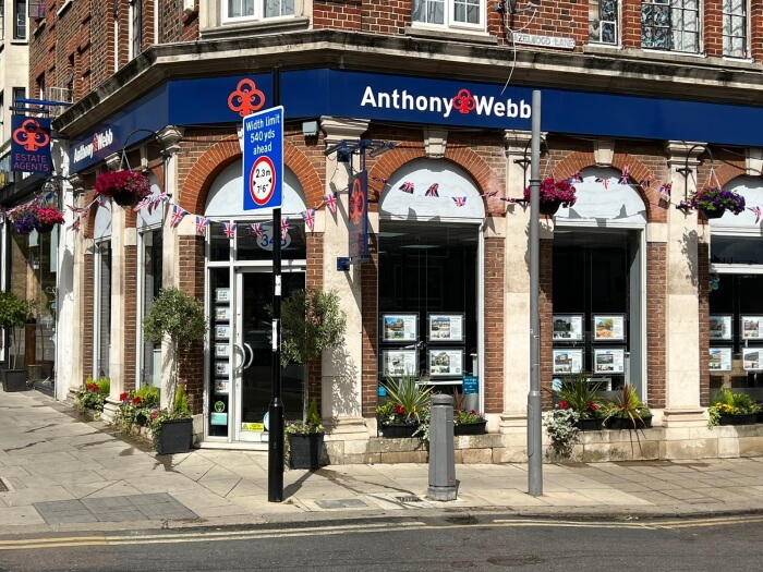 anthony webb estate agents showing multiple planters and ground and high levels