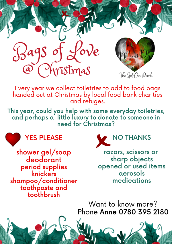bags of love at christmas