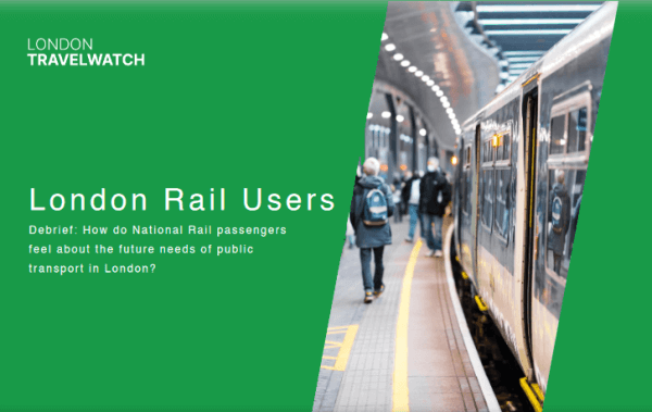 cover of london rail users report