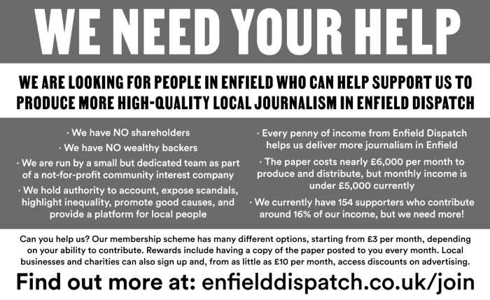enfield dispatch we need your help appeal