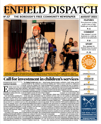 front page of enfield dispatch august 2022
