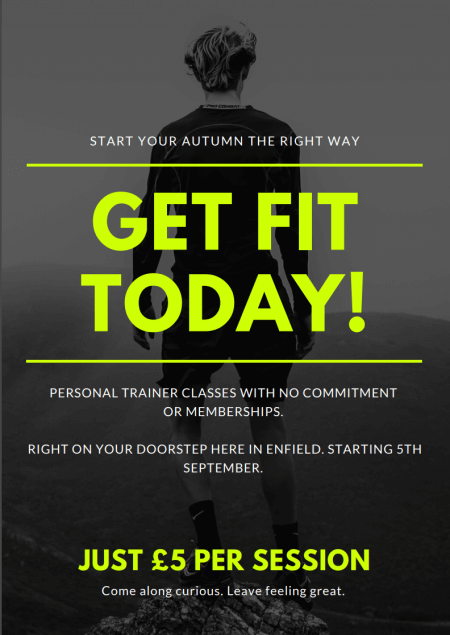 get fit for a fiver flyer