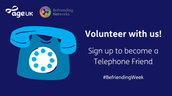 sign up to become an age uk telephone friend