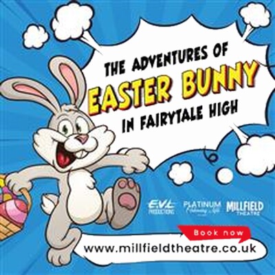 poster or flyer advertising event The Adventures of Easter Bunny in Fairytale High