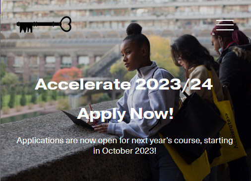accelerate course advertisement