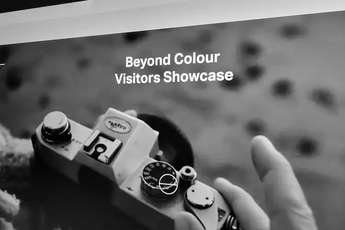 advert for beyond colour visitors showcase