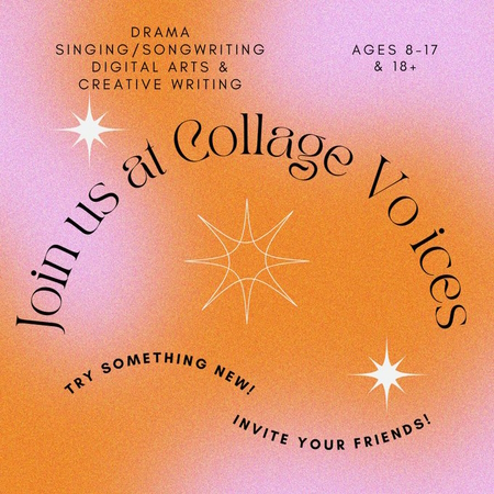 collage voices ad