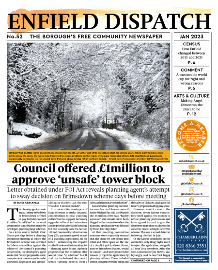 enfield dispatch front page january 2023