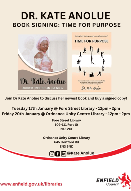 kate anolue book signing jan 2023