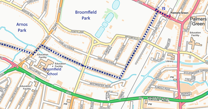 new southgate to pg active travel route part 2