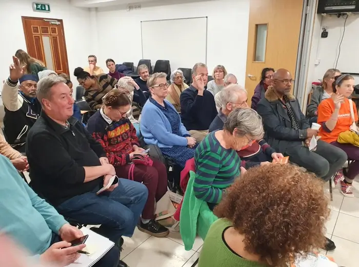 participants at a session of palmers green local community hub