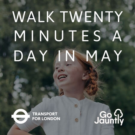 walk 20 minutes a day in may