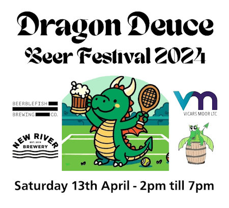 poster or flyer advertising event Dragon Deuce Beer Festival