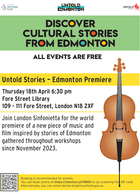 poster or flyer advertising event Edmonton Premiere: Concert by London Sinfonietta