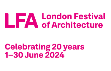 poster or flyer advertising event London Festival of Architecture