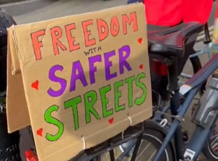 freedom with safer streets notice