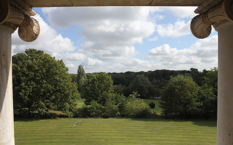 view from grovelands house of grovelands park winchmore hill london n21