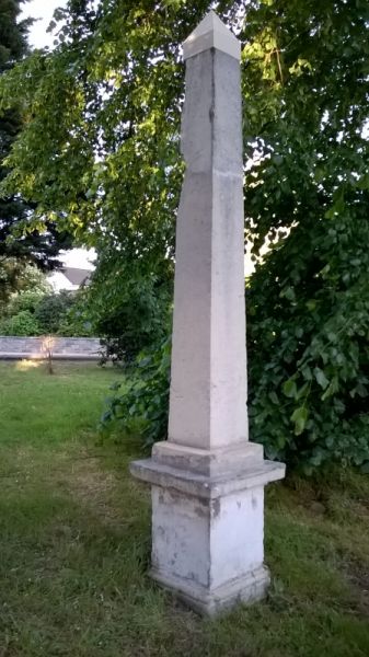 boundary obelisk at southgate green
