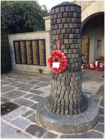 cairn in broomfield park remembrance garden